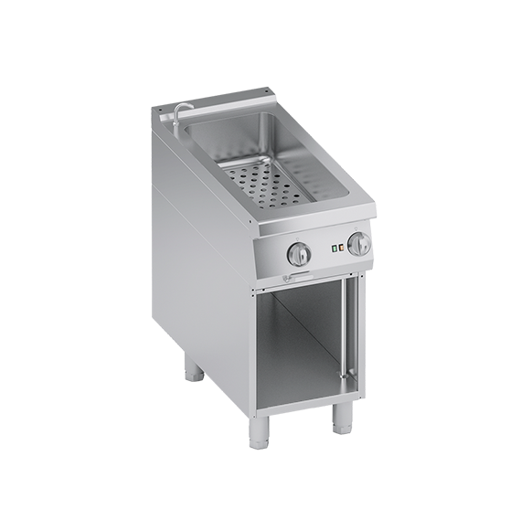 BAIN-MARIE ELECTRIQUE 1/1 + 1/3 GN + BAIE OUVERTE ATA