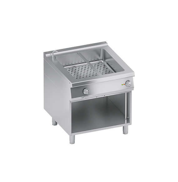 BAIN-MARIE ELECTRIQUE 2 x (1/1 + 1/3) GN + BAIE OUVERTE ATA