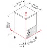 Fabrique de glaçon en cube 22 Kg/ 24h Brema