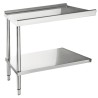 TABLE DE SORTIE POUR LAVE VAISSELLE DIM 650 X 530 X 850 mm