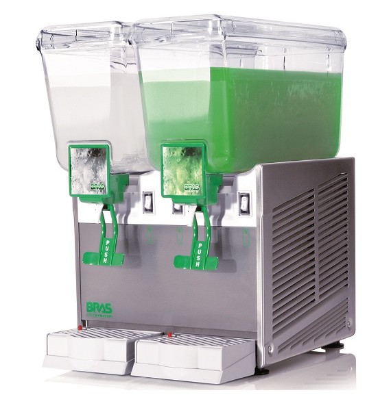 DISTRIBUTEUR DE JUS 2X12 LITRES MAESTRALE - EXTRA -BRAS