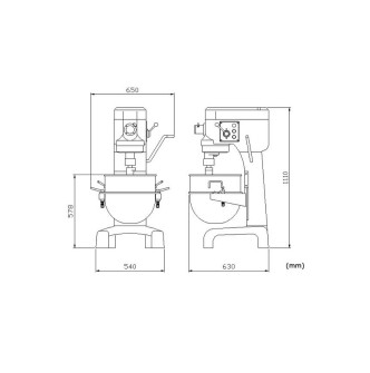 copy of BATTEUR 8 LITRES SPAR MIXER